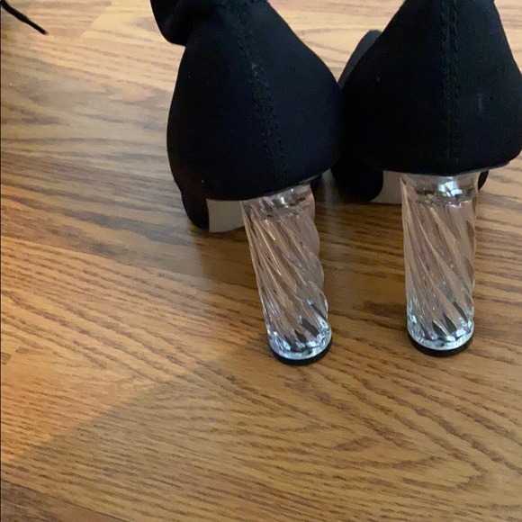 Black pointed sock fit over the knee boots - Picture 3 of 3